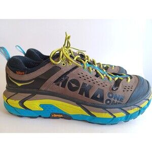Hoka One One Tor Ultra Low WP Gray‎ 10.5 Trail Running Hiking Camping Gore Tex